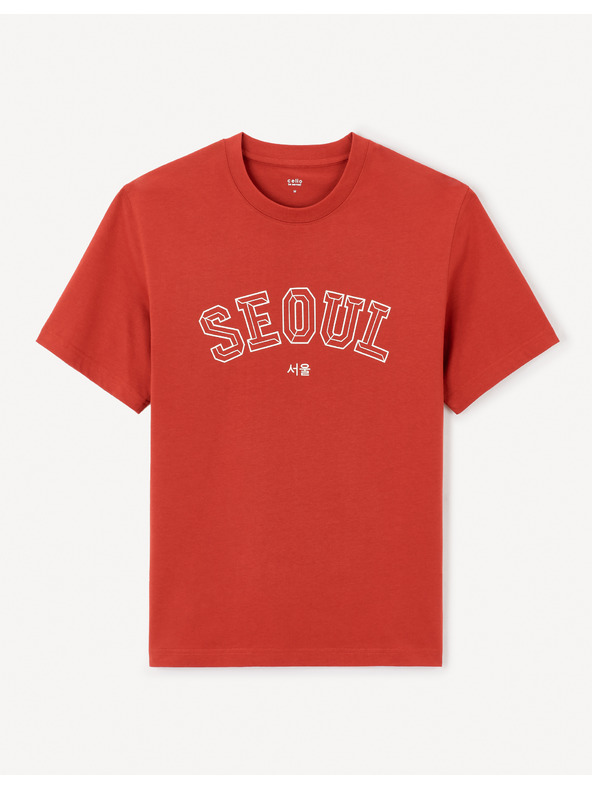 Celio Celio Jeoverdu crvena muška majica