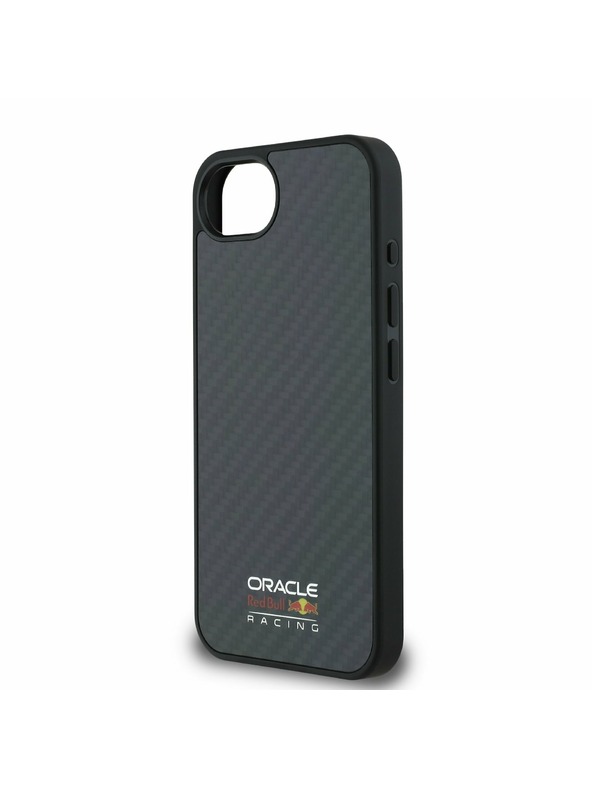 Oracle Red Bull Racing Red Bull Carbon sjajni logo MagSafe stražnji poklopac za iPhone 16e crni