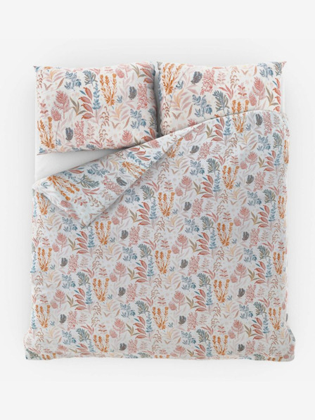 Kvalitex Satenasta francuska posteljina Luxury Collection 1+2, 240x200, 70x90cm Coral garden Kvalitex