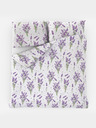 Kvalitex Francuski pamučni komplet posteljine PROVENCE COLLECTION 220x200, 70x90cm LAVANDA ljubičasti Kvalitex