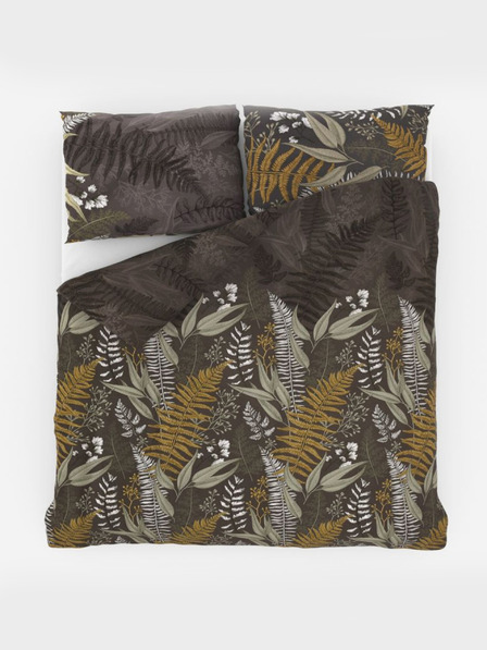 Kvalitex Satenasta francuska produžena posteljina LUXURY COLLECTION 1+2, 240x220, 70x90cm PAPRAT