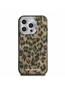 Karl Lagerfeld Karl Lagerfeld IML Leopard MagSafe Stražnji poklopac za iPhone 16 Pro Smeđa