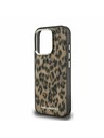 Karl Lagerfeld Karl Lagerfeld IML Leopard MagSafe Stražnji poklopac za iPhone 16 Pro Max Smeđa
