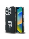 Karl Lagerfeld Karl Lagerfeld IML Aquarelle Karl Stražnji poklopac za iPhone 16 Pro Crna