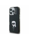 Karl Lagerfeld Karl Lagerfeld IML Aquarelle Karl Stražnji poklopac za iPhone 16 Pro Crna
