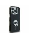 Karl Lagerfeld Karl Lagerfeld IML Aquarelle Karl Stražnji poklopac za iPhone 16 Pro Max Crna