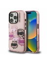Karl Lagerfeld Karl Lagerfeld IML Multi K&CH Heads Stražnji poklopac za iPhone 16 Pro Roza