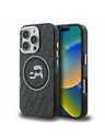 Karl Lagerfeld Karl Lagerfeld IML K&CH Heads Repeated Logo MagSafe Stražnji Poklopac za iPhone 16 Pro Max Black