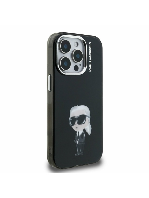 Karl Lagerfeld Karl Lagerfeld IML Aquarelle Karl Stražnji Poklopac za iPhone 15 Pro Black
