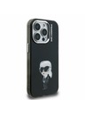 Karl Lagerfeld Karl Lagerfeld IML Aquarelle Karl Stražnji Poklopac za iPhone 15 Pro Black