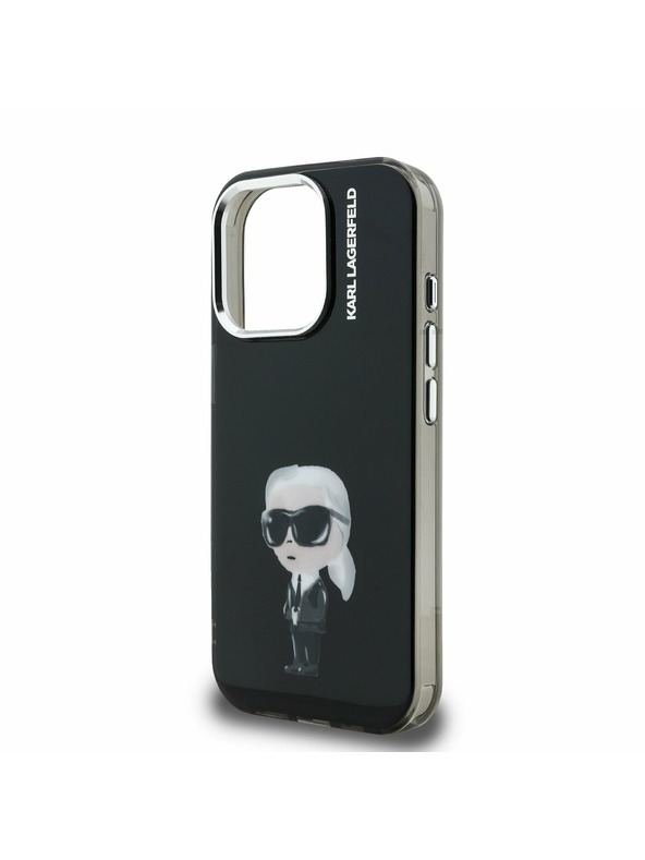Karl Lagerfeld Karl Lagerfeld IML Aquarelle Karl Stražnji Poklopac za iPhone 15 Pro Black
