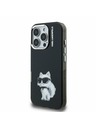 Karl Lagerfeld Karl Lagerfeld IML Aquarelle Choupette Stražnji Poklopac za iPhone 16 Pro Max Black
