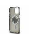 Karl Lagerfeld Karl Lagerfeld IML Glitter Karl and Choupette Sketch MagSafe Stražnji Poklopac za iPhone 15 Black