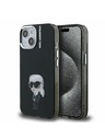 Karl Lagerfeld Karl Lagerfeld IML Aquarelle Karl Stražnji poklopac za iPhone 15 crni
