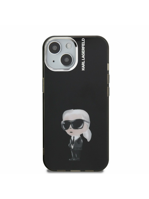 Karl Lagerfeld Karl Lagerfeld IML Aquarelle Karl Stražnji poklopac za iPhone 15 crni
