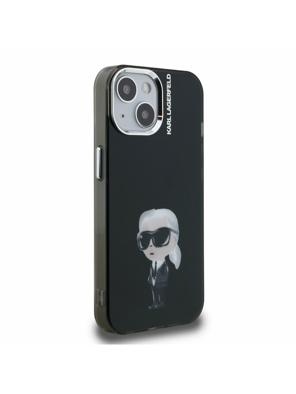 Karl Lagerfeld Karl Lagerfeld IML Aquarelle Karl Stražnji poklopac za iPhone 15 crni