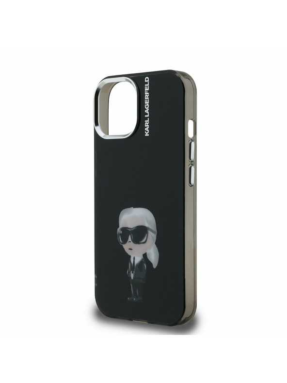 Karl Lagerfeld Karl Lagerfeld IML Aquarelle Karl Stražnji poklopac za iPhone 15 crni