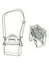 Reisenthel Torba Reisenthel Allrounder Cross Twist srebrna