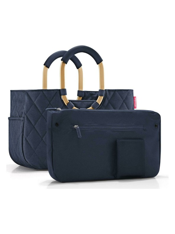 Reisenthel Torba Reisenthel Loopshopper M Frame Rhombus Midnight Gold