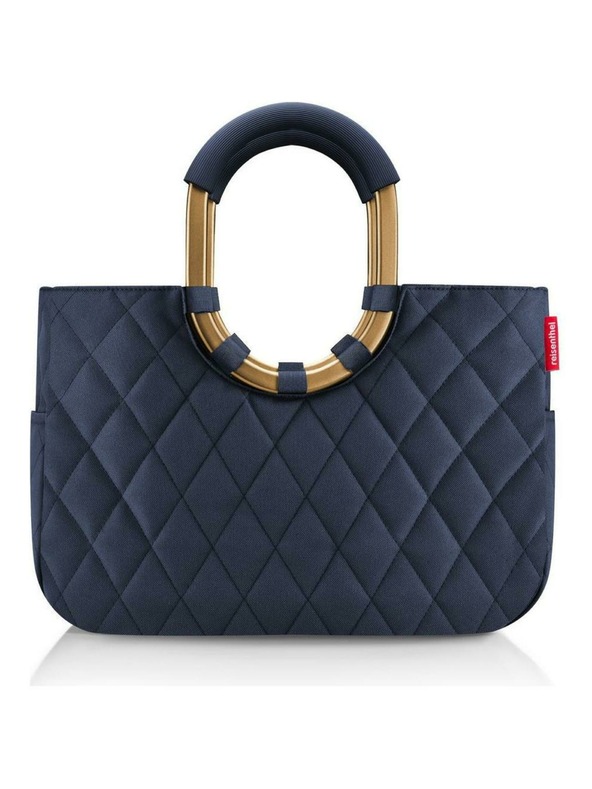 Reisenthel Torba Reisenthel Loopshopper M Frame Rhombus Midnight Gold