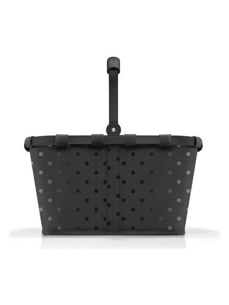 Reisenthel Torba Reisenthel Carrybag Frame Glossy dots crna