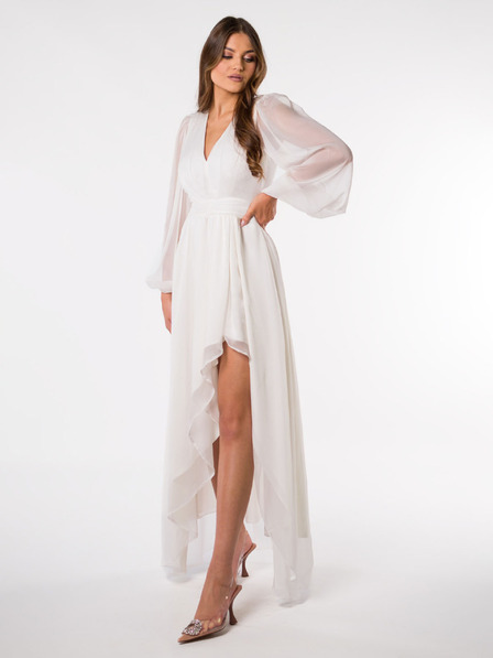 Edoti Bijela maxi haljina SELENA