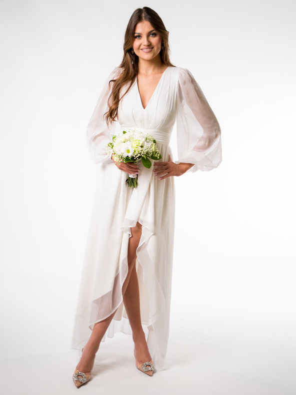 Edoti Bijela maxi haljina SELENA