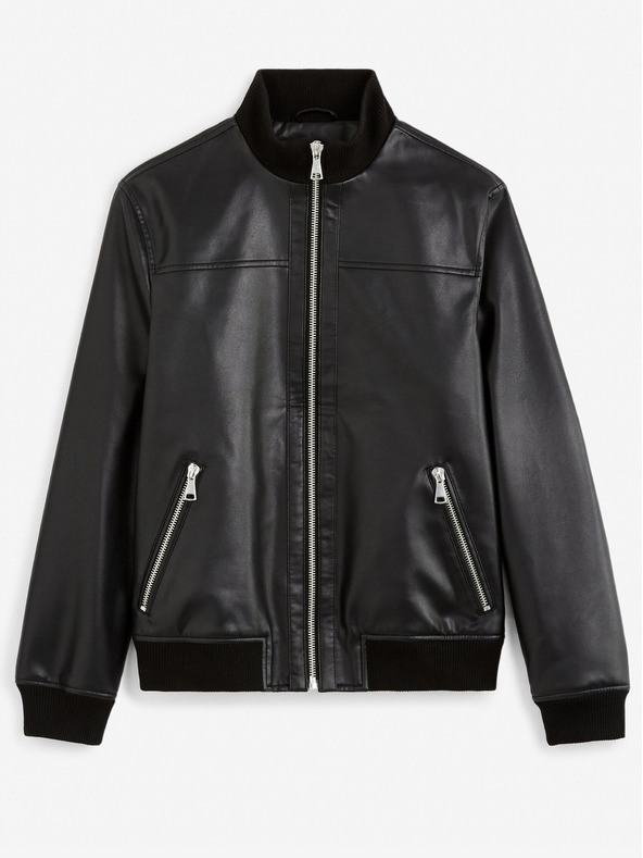 Celio Crna Celio Gumati muška kožna jakna