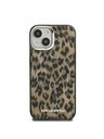Karl Lagerfeld Karl Lagerfeld IML Leopard MagSafe Stražnji poklopac za iPhone 15 smeđi
