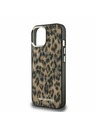 Karl Lagerfeld Karl Lagerfeld IML Leopard MagSafe Stražnji poklopac za iPhone 15 smeđi