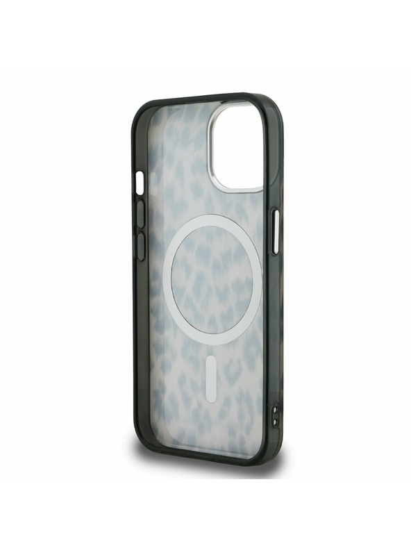 Karl Lagerfeld Karl Lagerfeld IML Leopard MagSafe Stražnji poklopac za iPhone 15 smeđi