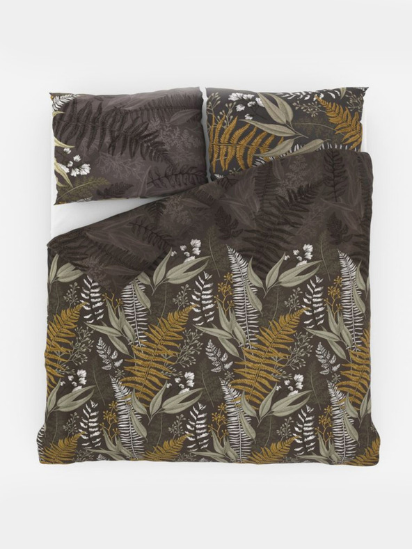 Kvalitex Satenska francuska posteljina LUXURY COLLECTION 1+2, 220x200, 70x90cm PAPRAT