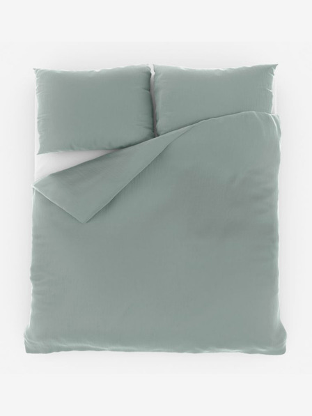 Kvalitex Francuska mušlin posteljina 220x200, 70x90cm svijetlozelena Kvalitex