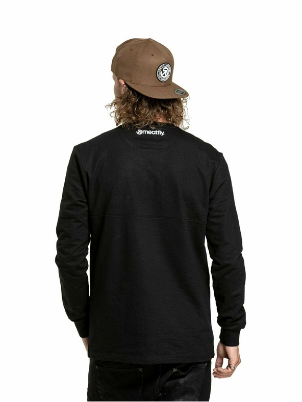 Meatfly Meatfly muška majica dugih rukava Harvey Black | Crna | Veličina
