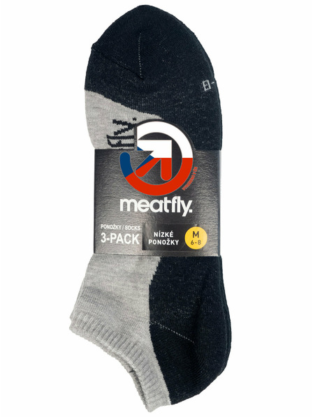 Meatfly Meatfly čarape Boot Triple pack Grey | Siva | Veličina