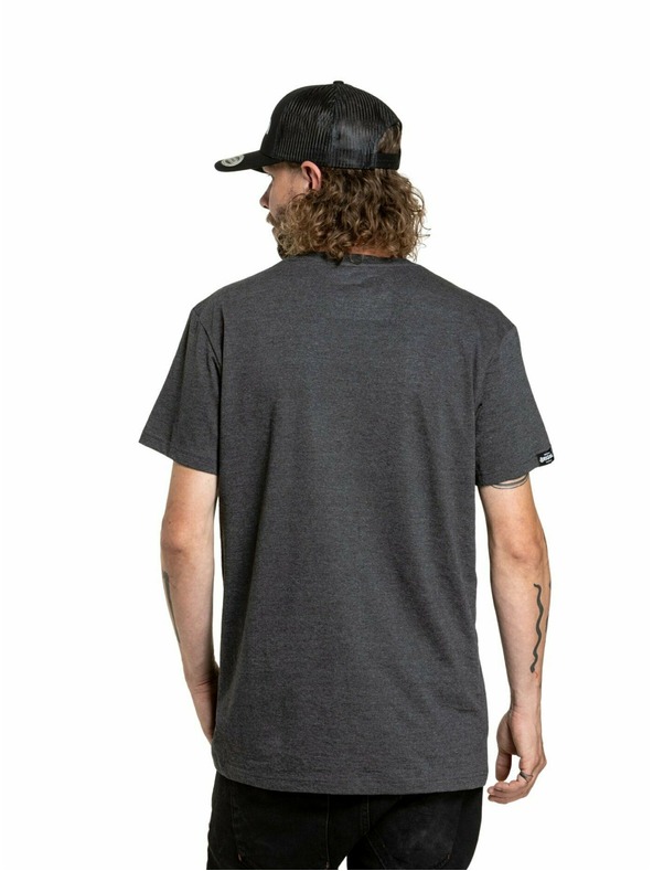 Meatfly Meatfly muška majica Revital Black/Charcoal Heather | Crna | Veličina