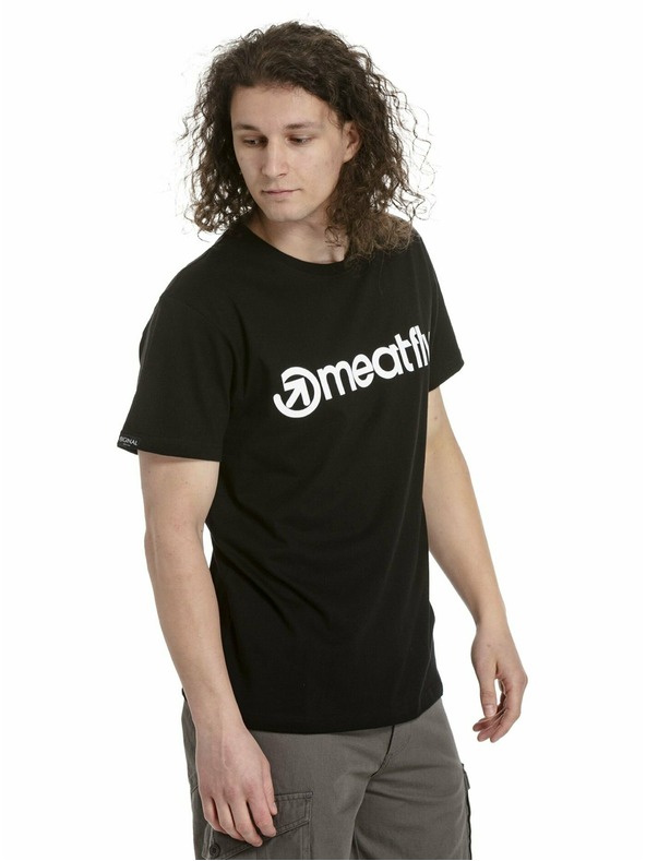 Meatfly Meatfly paket muških majica MF Logo Multipack Black/Charcoal Heather/White | Crna | Veličina
