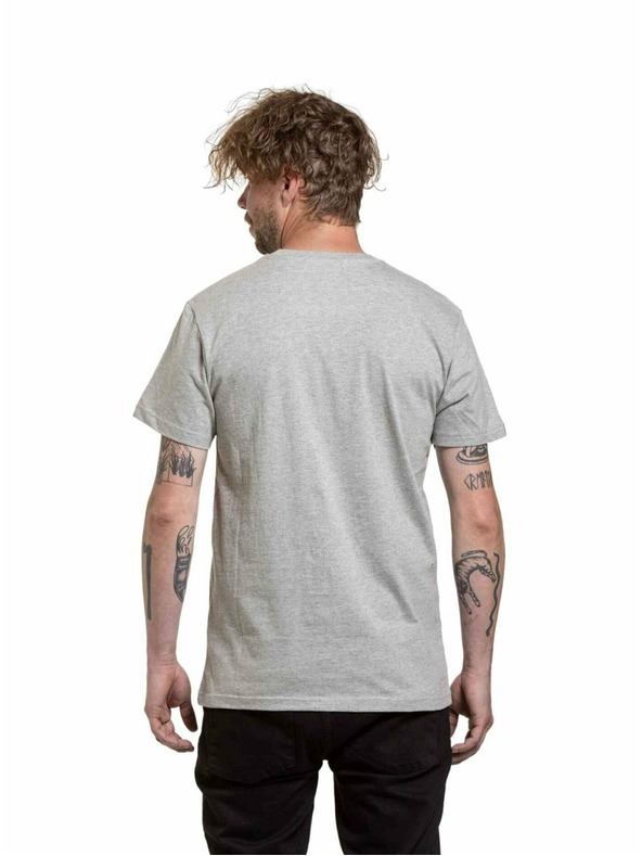 Meatfly Meatfly muška majica Yvans Written Patch Grey