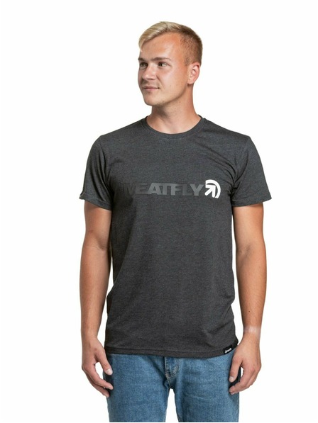 Meatfly Meatfly muška majica Logex Charcoal Heather | Siva | Veličina