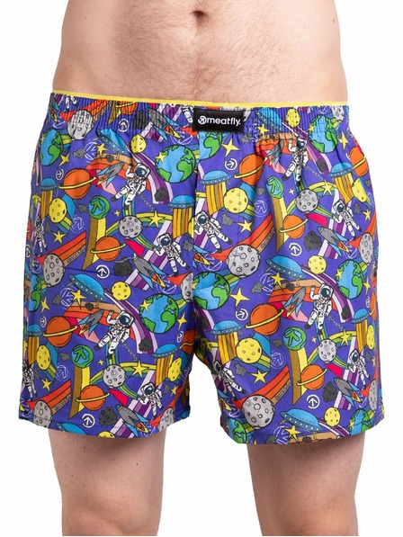 Meatfly Meatfly muške bokserice Agostino Cosmo Gift Pack | Plava | Veličina