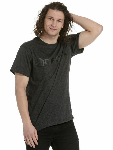 Meatfly Meatfly muška majica MF Logo Charcoal Heather | Siva | Veličina