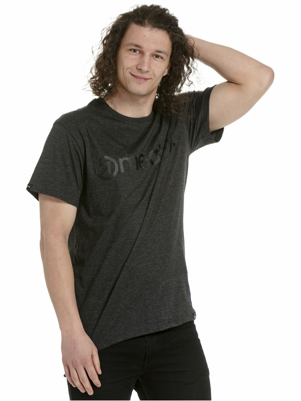 Meatfly Meatfly muška majica MF Logo Charcoal Heather | Siva | Veličina