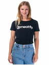 Meatfly Meatfly ženska majica Ladies MF Logo A - Black | Veličina M | 100% pamuk