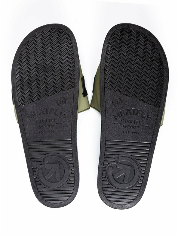 Meatfly Meatfly muške natikače Hudson 3D Maslinasta | Zelena | Veličina