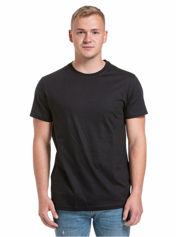 Meatfly Meatfly paket muških majica Basic Multipack Black/Charcoal Heather/White | Crna | Veličina