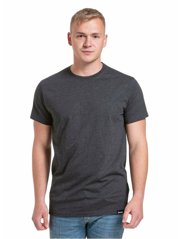 Meatfly Meatfly paket muških majica Basic Multipack Black/Charcoal Heather/White | Crna | Veličina