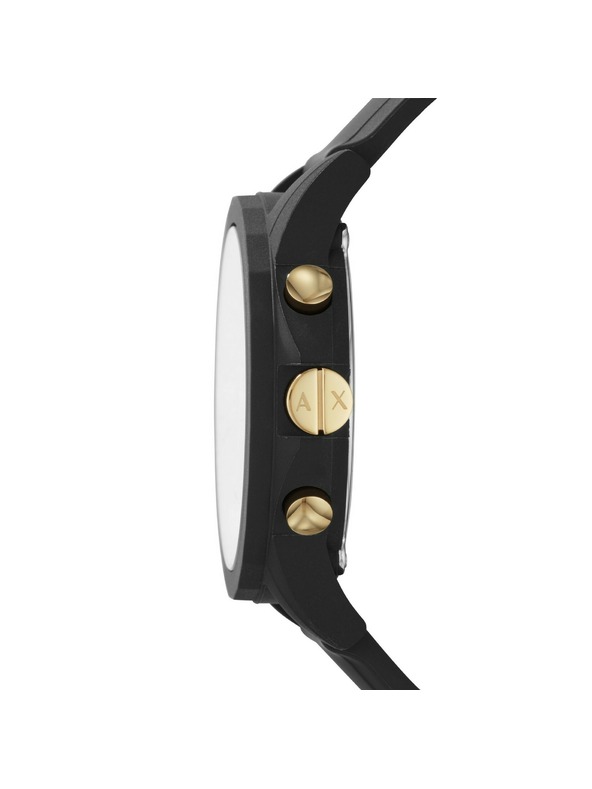 Armani Exchange Armani Exchange muški poklon set Outerbanks sat i remen za prtljagu AX7105