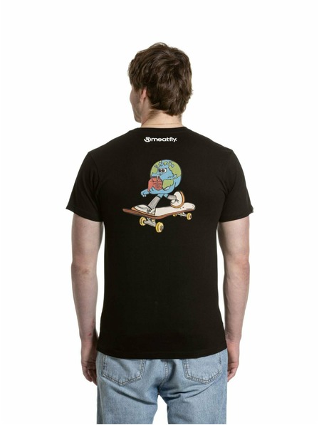 Meatfly Meatfly muška majica Planet Black