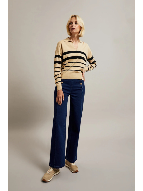 Moodo Ženske traperice Tamno modre