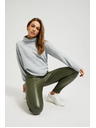 Moodo Ženske hlače svježe maslinaste